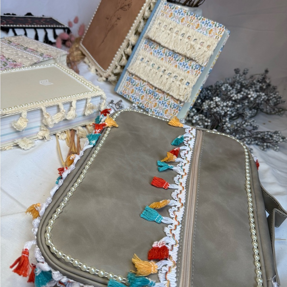Bohemian Embroidered Tassel Bag